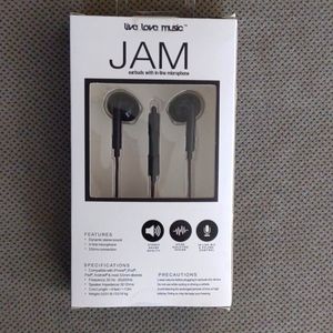 Headphones-plug in, mic